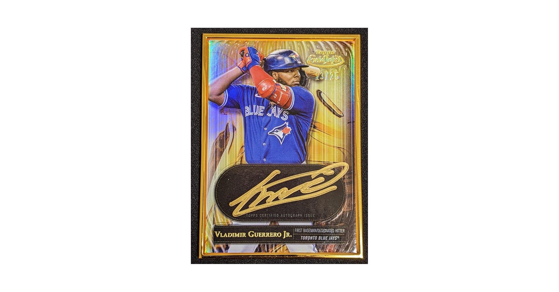 Amazon.co.jp: 2022 TOPPS Gold Label VLADIMIR GUERRERO JR AUTO CARD